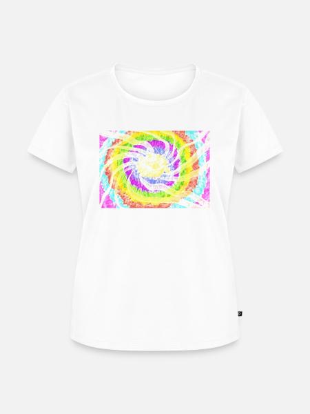 Colourful Life - Frauen Premium Bio T-Shirt - Weiß