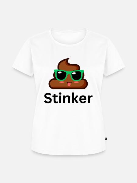 Stinky! Puh du stinkst! Geschenkidee - Frauen Premium Bio T-Shirt - Weiß