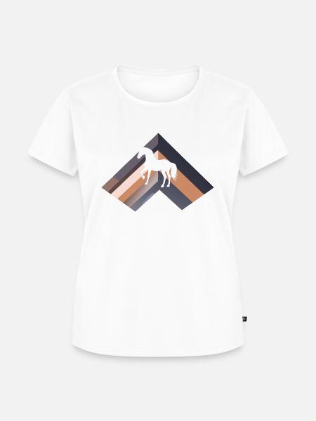 Pferde Pferdesport Pferd - Frauen Premium Bio T-Shirt - Weiß