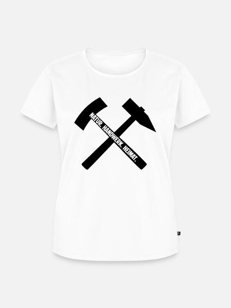 Erzgebirge Handwerk - Frauen Premium Bio T-Shirt - Weiß