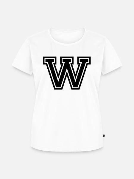 W - Frauen Premium Bio T-Shirt - Weiß