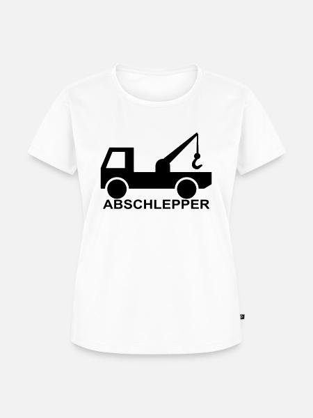 abschlepper - Frauen Premium Bio T-Shirt - Weiß