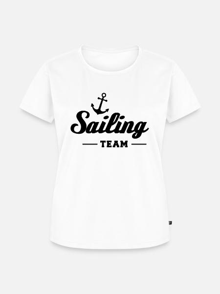 Sailing Team - Frauen Premium Bio T-Shirt - Weiß