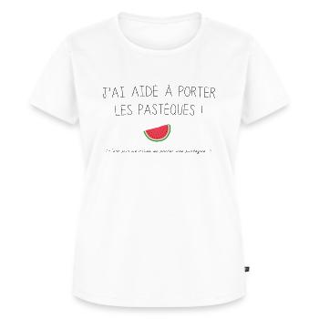 Dirty Dancing Quote - T-shirt Premium bio Femme - blanc - Devant - AI Model Female 172 dark (172cm)