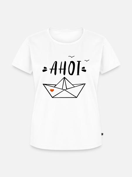 Ahoi - Frauen Premium Bio T-Shirt - Weiß