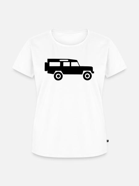 Defender - Frauen Premium Bio T-Shirt - Weiß