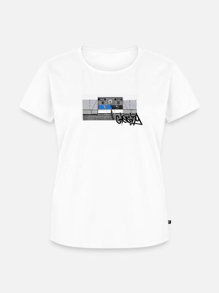 Giesing // Illustration - Frauen Premium Bio T-Shirt - Weiß