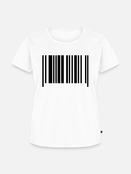 barcode - Frauen Premium Bio T-Shirt - Weiß
