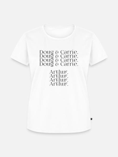 doug carrie - Frauen Premium Bio T-Shirt - Weiß