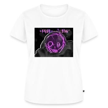 Weird In Space - T-shirt Premium bio Femme - blanc - Devant - AI Model Female 172 dark (172cm)