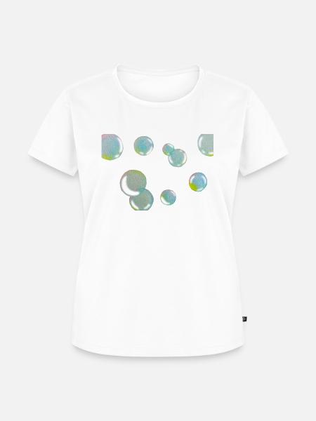 Seifenblasen - Frauen Premium Bio T-Shirt - Weiß