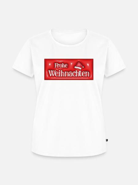 Weihnacht 3D 10 - Frauen Premium Bio T-Shirt - Weiß