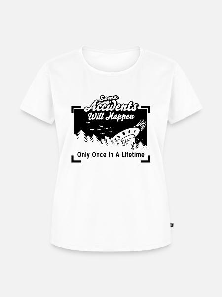 Accidents in Life - Frauen Premium Bio T-Shirt - Weiß
