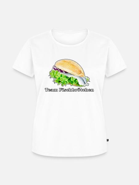 Team Fischbrötchen - Frauen Premium Bio T-Shirt - Weiß