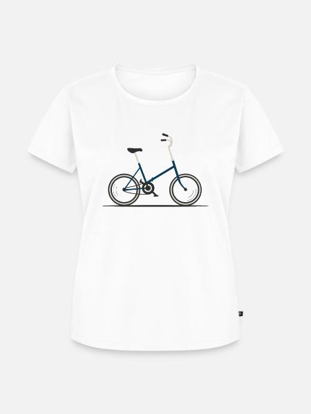 Klapprad - Frauen Premium Bio T-Shirt - Weiß