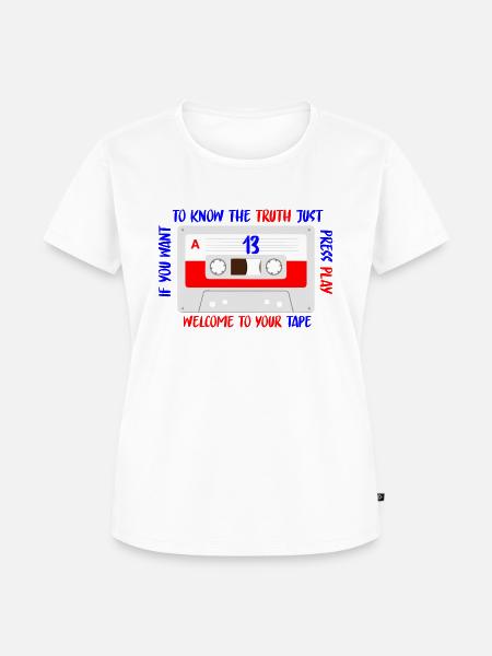 DREIZEHN - Frauen Premium Bio T-Shirt - Weiß
