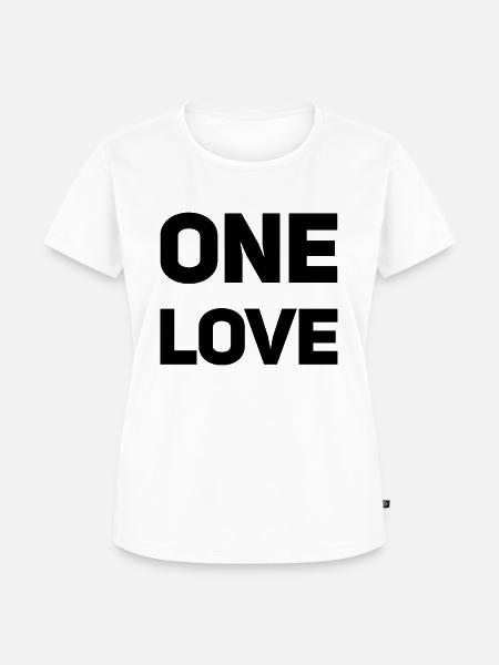 One love - Frauen Premium Bio T-Shirt - Weiß
