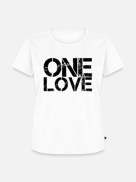 One love - Frauen Premium Bio T-Shirt - Weiß