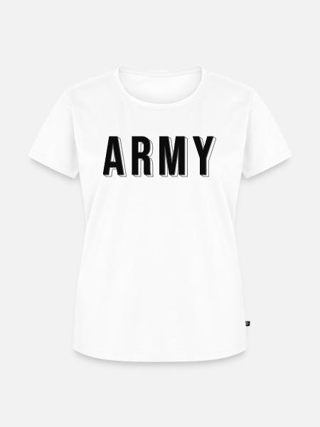 army - Frauen Premium Bio T-Shirt - Weiß