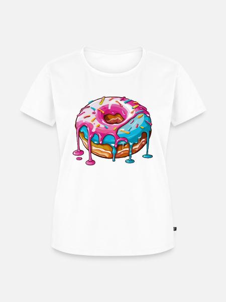 Donuts - Frauen Premium Bio T-Shirt - Weiß