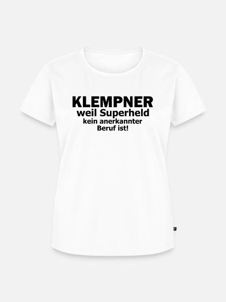 Klempner - Frauen Premium Bio T-Shirt - Weiß