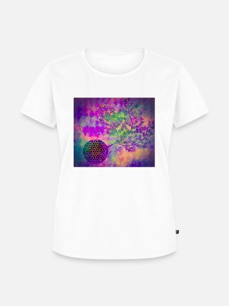 persischer Lebensbaum - Frauen Premium Bio T-Shirt - Weiß