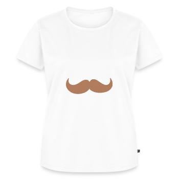Moustache gracias - T-shirt Premium bio Femme - blanc - Devant - AI Model Female 172 dark (172cm)