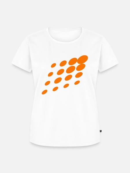 Punkt Muster - Frauen Premium Bio T-Shirt - Weiß