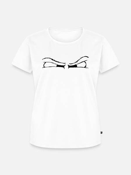 Böser Blick - Frauen Premium Bio T-Shirt - Weiß