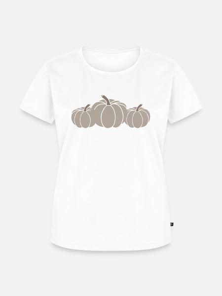 Kürbisse - Frauen Premium Bio T-Shirt - Weiß
