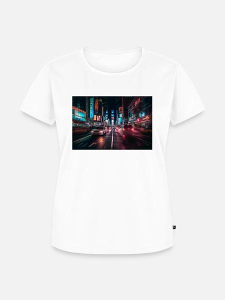 Stadt - Frauen Premium Bio T-Shirt - Weiß