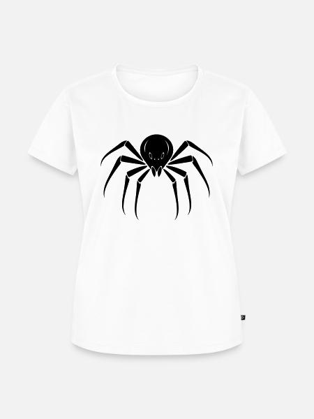 Spinne - Frauen Premium Bio T-Shirt - Weiß