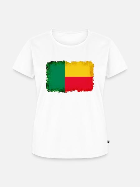 Benin - Frauen Premium Bio T-Shirt - Weiß