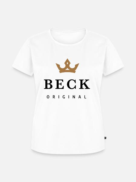 Beck - Frauen Premium Bio T-Shirt - Weiß