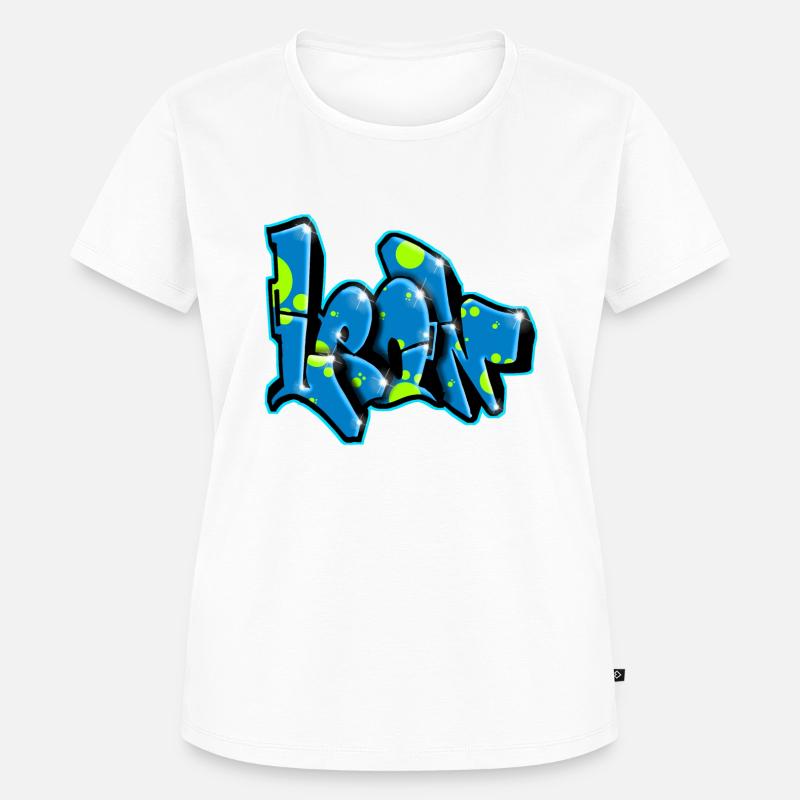 Leon Graffiti Name Printable on Everything - Women's Premium Organic T-shirt - white