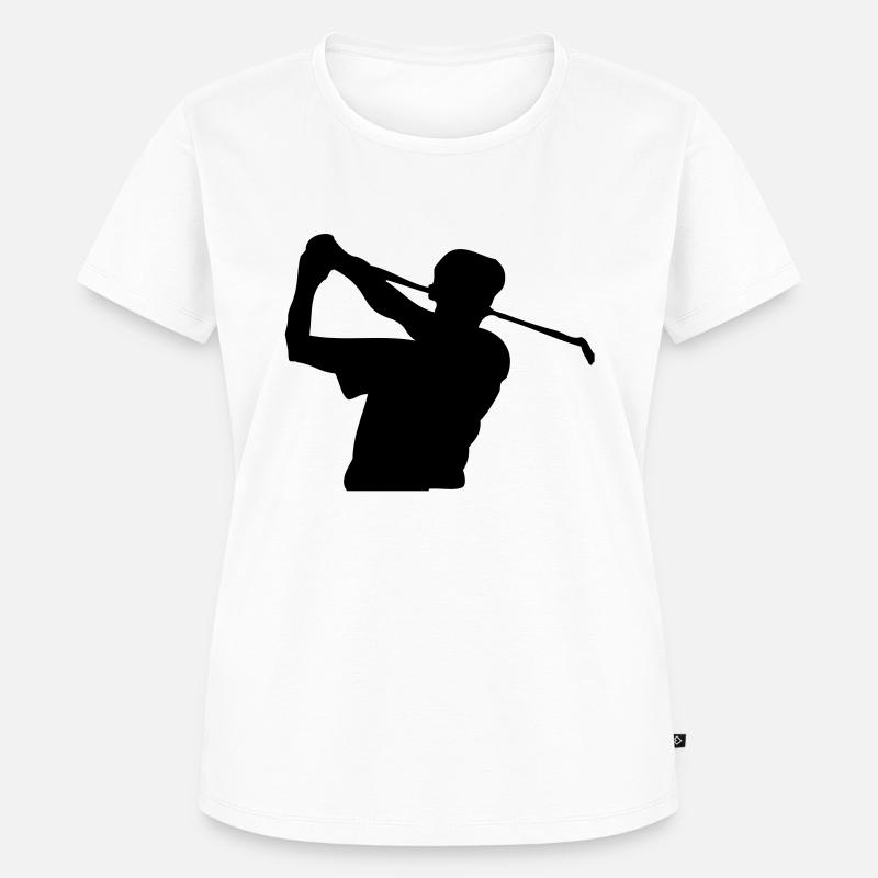 golf - Women's Premium Organic T-shirt - white