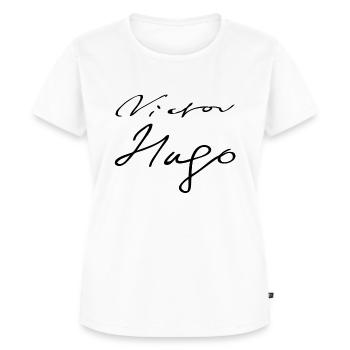 victorhugo - T-shirt Premium bio Femme - blanc - Devant - AI Model Female 172 dark (172cm)