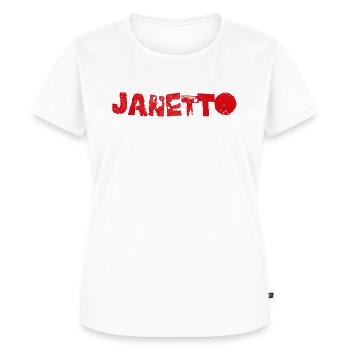 Janetto - Frauen Premium Bio T-Shirt - Weiß - Vorne - AI Model Female 172 dark (172cm)