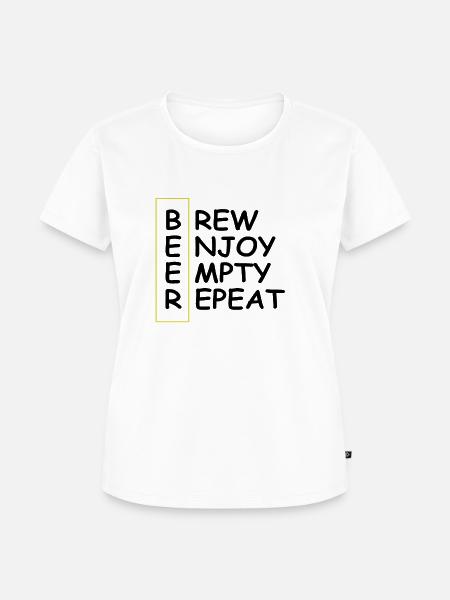 Beer - Frauen Premium Bio T-Shirt - Weiß