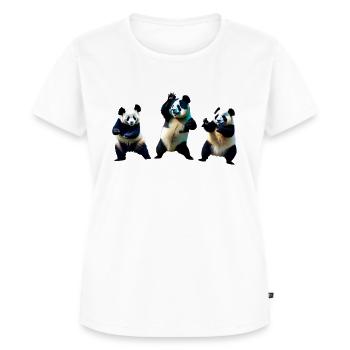 Méditation - T-shirt Premium bio Femme - blanc - Devant - AI Model Female 172 dark (172cm)