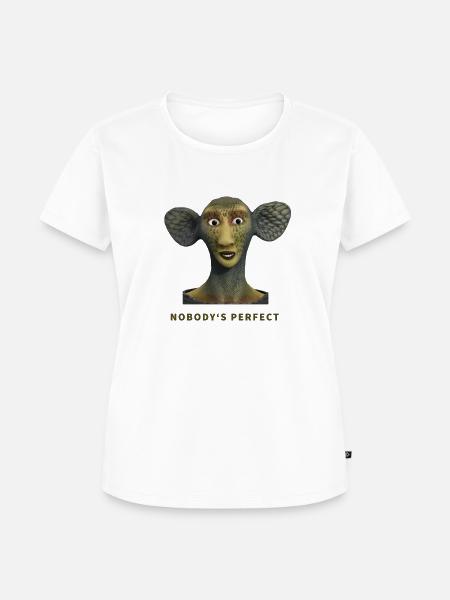 Nobody's perfect - Frauen Premium Bio T-Shirt - Weiß