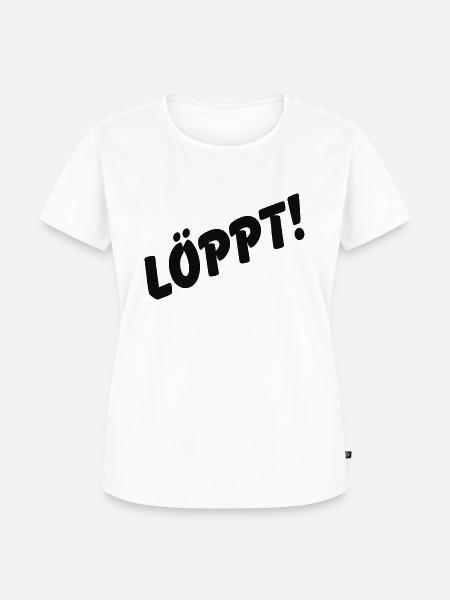 löppt - Frauen Premium Bio T-Shirt - Weiß