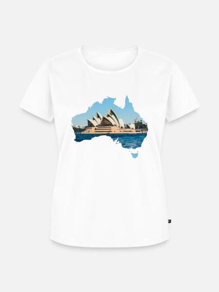 Sydney - Frauen Premium Bio T-Shirt - Weiß