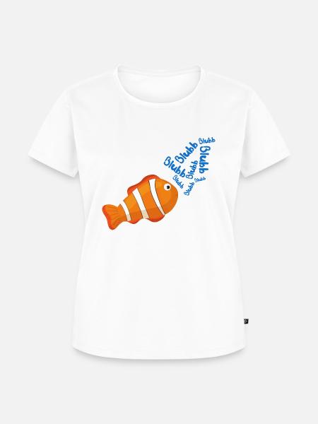 Blubb 1.0 - Frauen Premium Bio T-Shirt - Weiß