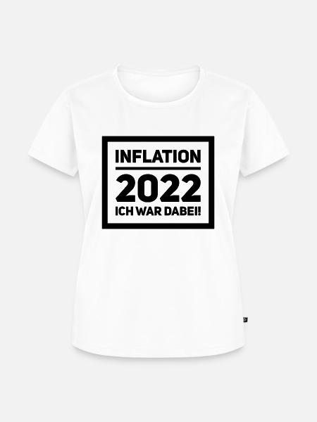 Inflation 2022 - Frauen Premium Bio T-Shirt - Weiß