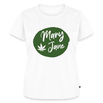 Mary Jane Drop - Women's Premium Organic T-shirt - white - Front - AI Model Female 172 dark (172cm)