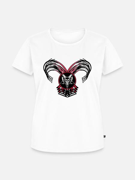 Gothic Girl - Frauen Premium Bio T-Shirt - Weiß