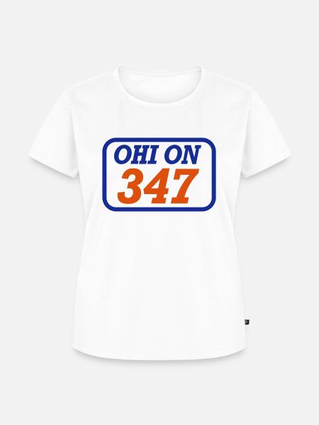 Vorbei sind 347 - Frauen Premium Bio T-Shirt - Weiß