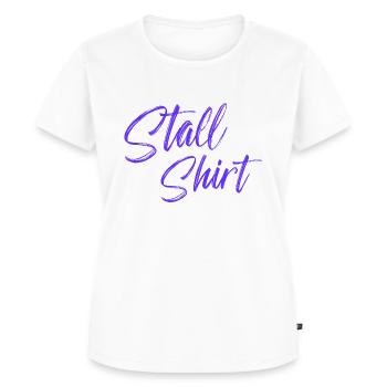 Stall Shirt - Frauen Premium Bio T-Shirt - Weiß - Vorne - AI Model Female 172 dark (172cm)