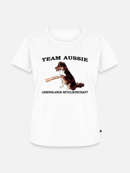 Aussie Team11 - Frauen Premium Bio T-Shirt - Weiß